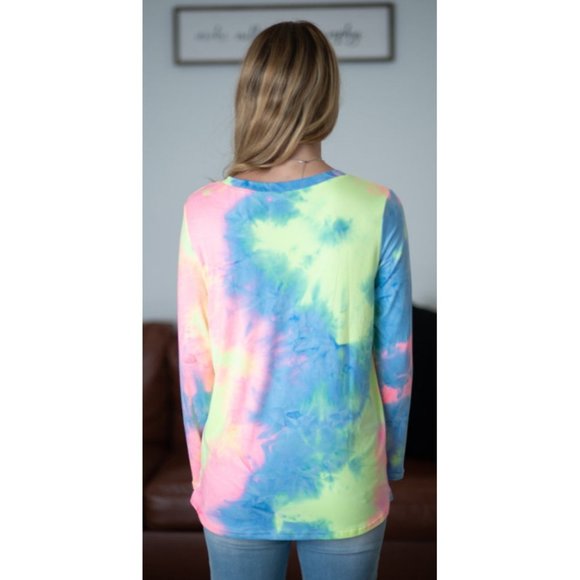Shirley & Stone  Tie Dye Strappy Top - Picture 3 of 3